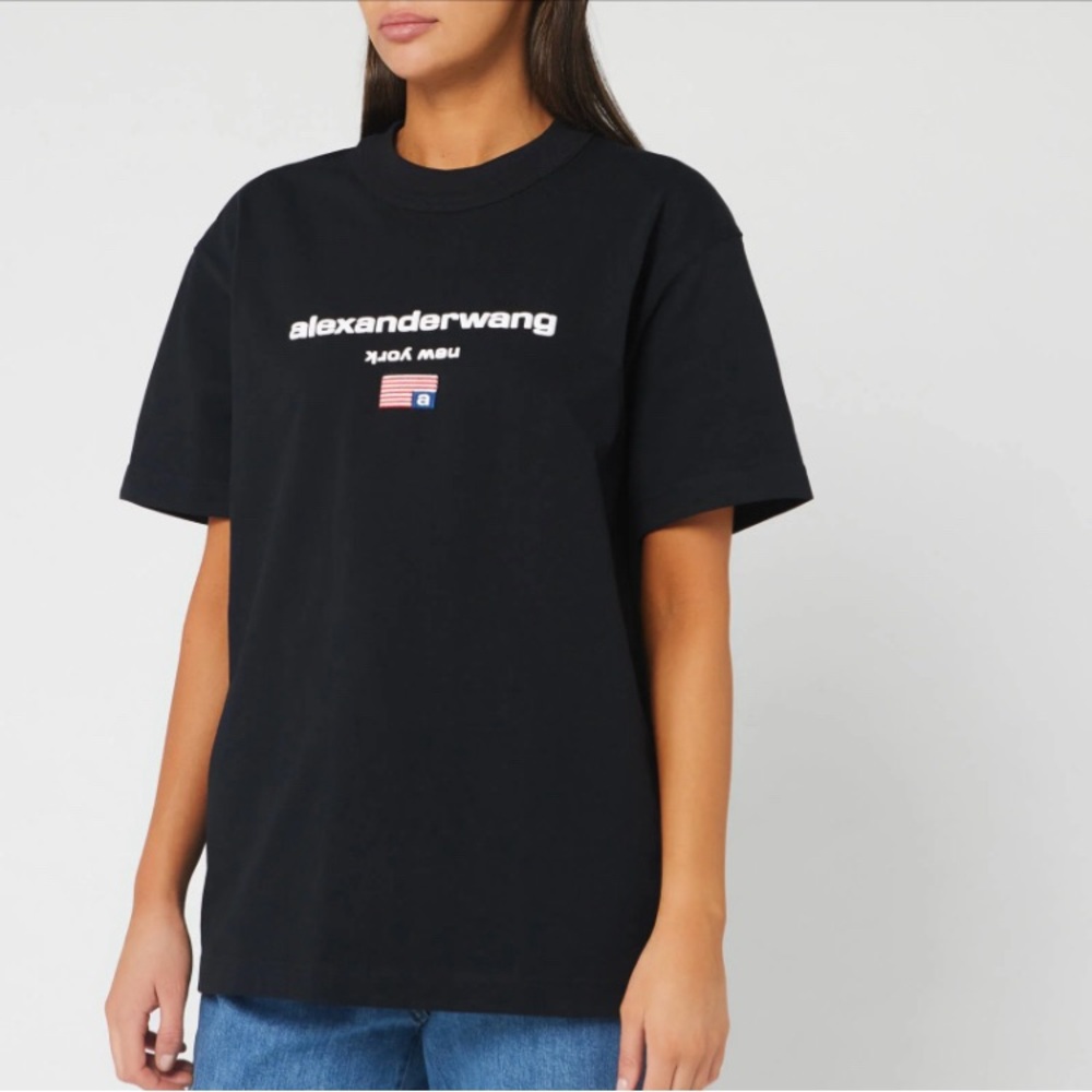 Alexander Wang | short sleeve logo graphic tee